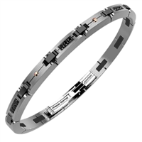 Bracelet Zancan Homme Hi Teck in Acier Spinello EHB446 - EHB446